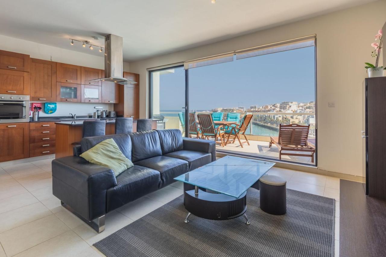 Gorgeous Two Bedroom Sea View In Marsascala Marsaskala Exterior foto